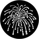 Gobo ROSCO DHA 77766 Fireworks 1 - Taille CYB (45 mm)