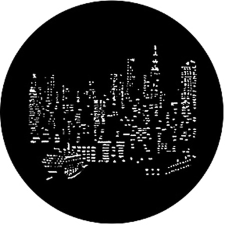 Gobo ROSCO DHA 77287 Nyc skyline - Taille B (86 mm)