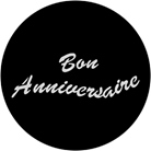 Gobo ROSCO DHA 78813 Bon anniversaire - Taille M (66 mm)