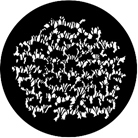 Gobo ROSCO DHA 77803 Foliage small - Taille M (65.5 mm)