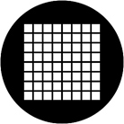 Gobo ROSCO DHA 78041 Small squares - Taille B (86 mm)