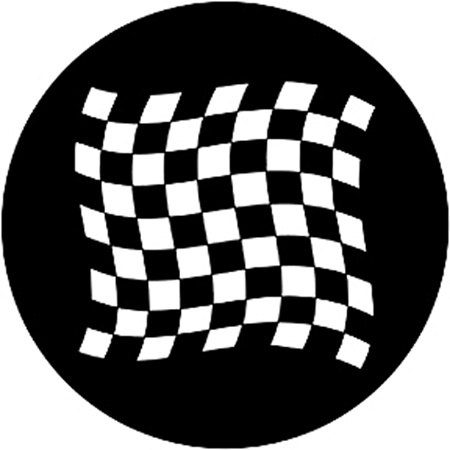 Gobo ROSCO DHA 78050 Chequered flag 1 - Taille A (100 mm)