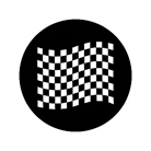 Gobo ROSCO DHA 78051 Chequered flag 2 - Taille M (66 mm)
