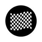 Gobo ROSCO DHA 78051 Chequered flag 2 - Taille M (66 mm)