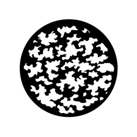 Gobo ROSCO DHA 77806 Leaf breakup large - Taille M (65.5 mm)