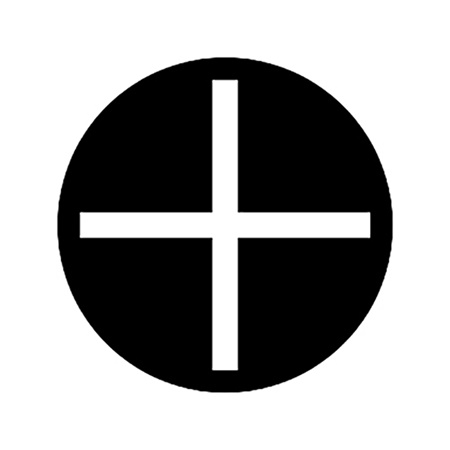 Gobo ROSCO DHA 78064 Slotted cross - Taille A (100 mm)