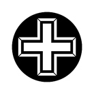 Gobo ROSCO DHA 78066 3D Cross 2 - Taille A (100 mm)