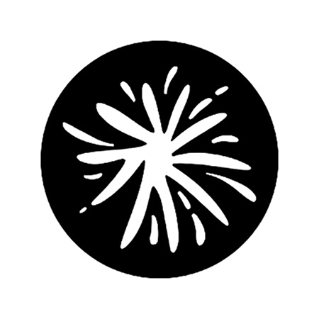 Gobo ROSCO DHA 78133 Splash - Taille B (86 mm)