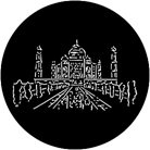 Gobo ROSCO DHA 78149 Taj Mahal - Taille A (100 mm)