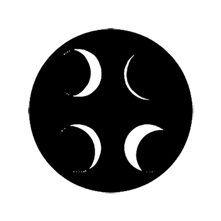 Gobo ROSCO DHA 77848 Moon phases - Taille M (65.5 mm)