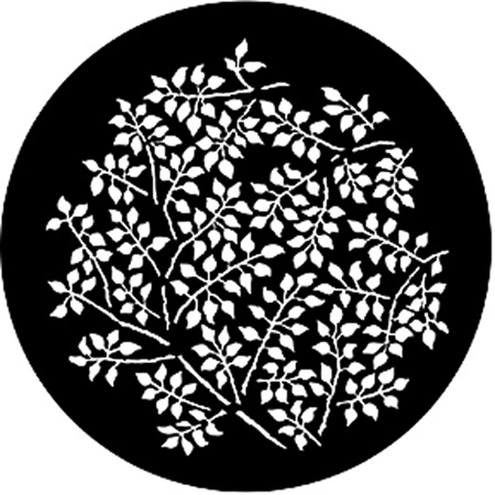 Gobo ROSCO DHA 77864 Branching leaves negative - Taille M (65.5 mm)