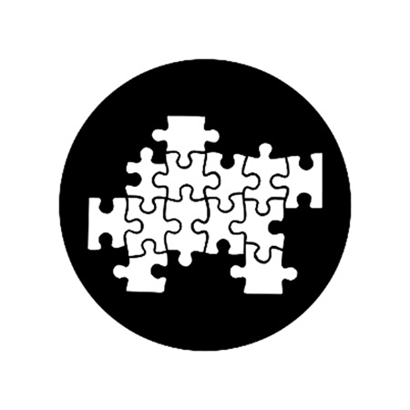 Gobo ROSCO DHA 77935 Jigsaw - Taille A (100 mm)