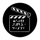 Gobo ROSCO DHA 77938 Clapperboard - Taille A (100 mm)