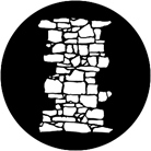 Gobo ROSCO DHA 77950 Dry stone wall 1 - Taille M (65.5 mm)