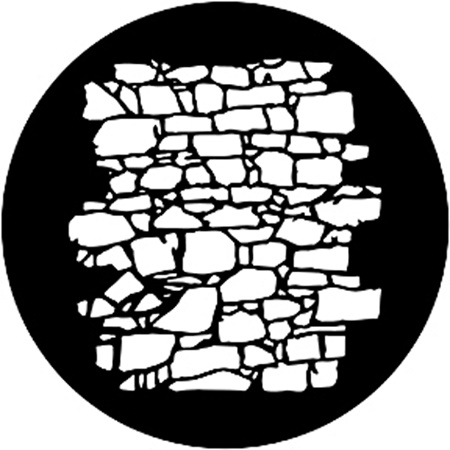 Gobo ROSCO DHA 77951 Dry stone wall 2 - Taille B (86 mm)