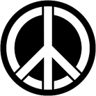 Gobo ROSCO DHA 77966 Peace - Taille M (65.5 mm)