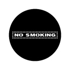 Gobo ROSCO DHA 77970 No smoking - Taille A (100 mm)