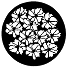 Gobo GAM 781 Hillside blossoms - Taille A (100 mm)