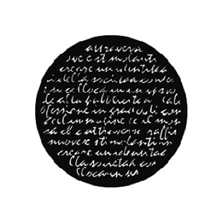 Gobo GAM n° 853 Handwriting - Taille A (100 mm)