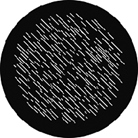 Gobo GAM n° 862 Rain - Taille A (100 mm)