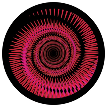 Gobo ROSCO Rotation 86636 CRIMSON NAUTILUS - Taille B (86 mm)