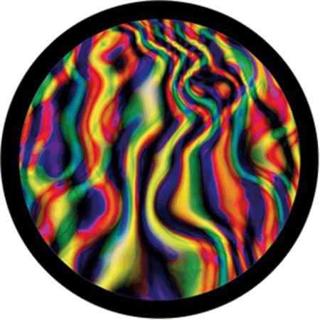 Gobo ROSCO Abstract 86731 Colored Bands - Taille A (100 mm)