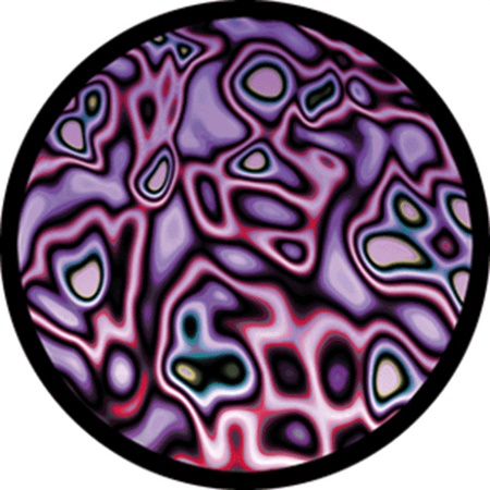 Gobo ROSCO Abstract 86737 Lavender Artifacts - Taille A (100 mm)