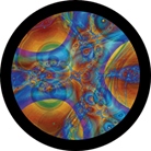 Gobo ROSCO Abstract 86743 Sky-Dye Fusion - Taille B (86 mm)