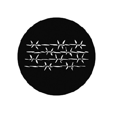 Gobo GAM n° 883 Barbed Wire - Taille A (100 mm)