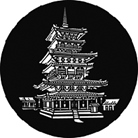 Gobo GAM n° 890 Pagoda - Taille A (100 mm)