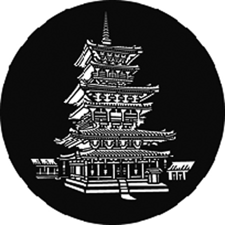 Gobo GAM n° 890 Pagoda - Taille M (66 mm)