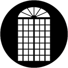 Gobo ROSCO DHA 79020 Georgian doors - Taille B (86 mm)