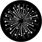 Gobo ROSCO DHA 79055 Shooting stars 2 - Taille M (66 mm)