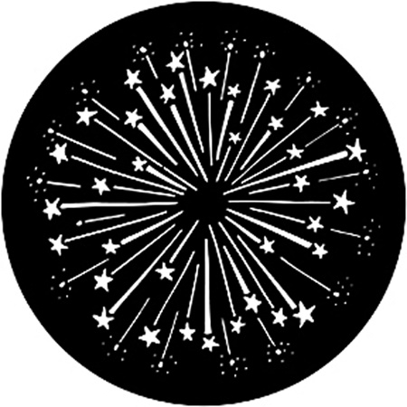 Gobo ROSCO DHA 79055 Shooting stars 2 - Taille M (66 mm)