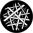 Gobo ROSCO DHA 79073 Pick up sticks 2 - Taille M (66 mm)