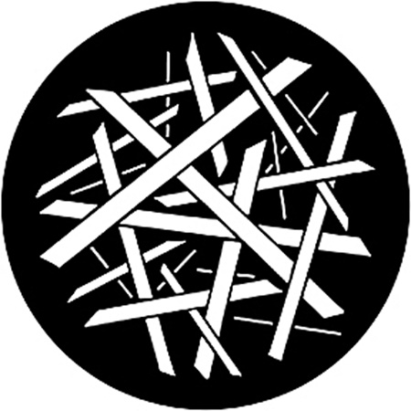 Gobo ROSCO DHA 79073 Pick up sticks 2 - Taille M (66 mm)