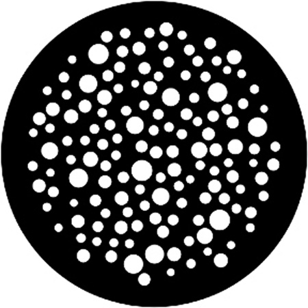 Gobo ROSCO DHA 79650 Bubbles small - Taille B (86 mm)