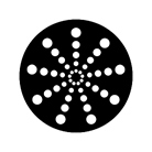 Gobo ROSCO DHA 79702 Radial circles - Taille B (86 mm)