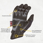 Paire de gants renforcé polyvalent DIRTY RIGGER - Taille XXL