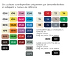 Coton gratté M1 140 g/m2 coloris gris G114 - Rouleau de 10 x 2,60m