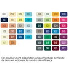 Coton gratté M1 140 g/m2 coloris rose RS125 - Rouleau de 10 x 2,60m