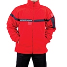 Blouson polaire rouge SECURITE INCENDIE - Taille XL