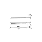 Bandeau ou panneau 19'' pré percé pour 16 traversés Jack 6.35mm - 1U