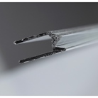 Profile d’emboitement aluminium type hybride pour matériau 7mm