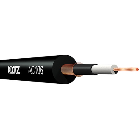 Câble asymétrique mono 1 conducteur + masse KLOTZ - bobine de 100m