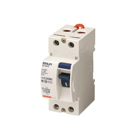 Interrupteur différentiel 2p 63A 30mA Gewiss type AC courbe C