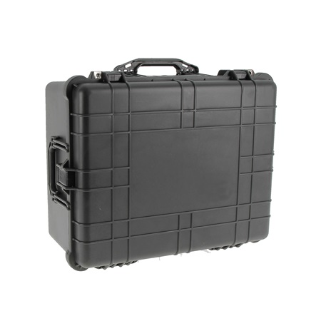 Valise plastique étanche BLACKCASE - Dim int : 58,1x36x29,8cm
