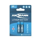 Blister de 2 piles LR06 - AA - Lithium ANSMANN