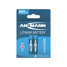 Blister de 2 piles LR03 - AAA - Lithium ANSMANN