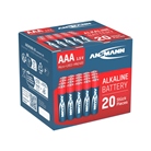 Boîte de 20 piles LR03 - AAA - Alcaline Ansmann